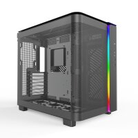MONTECH King 95 Midi-Tower Tempered Glass ARGB - schwarz...
