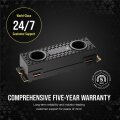 Corsair Hydro X Series MP700 PRO SE - SSD - 2 TB - intern - M.2 2280 - PCI Expre...