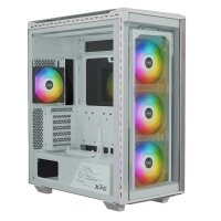 XPG BATTLECRUISER II ST Midi-Tower Weiß, Midi Tower, PC, Weiß, ATX, EATX, micro ATX, Mini-ITX, Edelstahl, Gaming