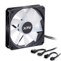 XPG VENTO R 120 ARGB PWM Schwarz, Ventilator, 12 cm, 300 RPM, 1600 RPM, 65 cfm, Schwarz