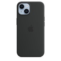 Apple iPhone 14 Silikon Case mit MagSafe - Mitternacht,...