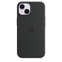 Apple iPhone 14 Silikon Case mit MagSafe - Mitternacht,...