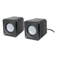 Manhattan 2600, PC/Laptop, Schwarz, 0,9 m, Drehregler, 80 dB, 3 W