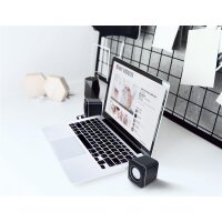 Manhattan 2600, PC/Laptop, Schwarz, 0,9 m, Drehregler, 80 dB, 3 W
