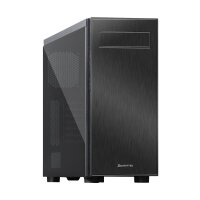 Chieftec AL-02B-TG-OP, Tower, PC, Schwarz, ATX, micro ATX, Mini-ITX, Aluminium, SPCC, Gehärtetes Glas, 16,6 cm