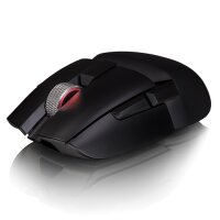 Thermaltake Argent M5, Beidhändig, Optisch, RF Wireless + Bluetooth + USB Type-A, 16000 DPI, Schwarz