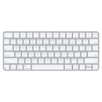 Apple Magic Keyboard mit Touch ID für Mac Modelle mit Chip – Englisch (USA), Tenkeyless (80 - 87 %), Verkabelt & Kabellos, USB + Bluetooth, QWERTY, Silber, Weiß