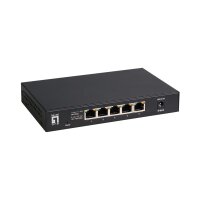 LevelOne Switch 5x GE GEU-0525 2.5GbE 100 - Switch - 1 Gbps