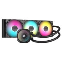Corsair NAUTILUS 360 RS ARGB Liquid, Luftkühlung, 1700 RPM, 33,2 dB, 94,87 cfm, Schwarz