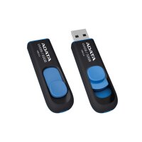 ADATA DashDrive UV128 128GB, 128 GB, USB Typ-A, 3.2 Gen 1 (3.1 Gen 1), 90 MB/s, Dia, Schwarz, Blau