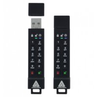 Apricorn Aegis Secure Key 3z, 128 GB, USB Typ-A, 3.2 Gen 1 (3.1 Gen 1), 190 MB/s, Kappe, Schwarz