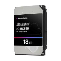 WD Ultrastar DC HC555, 18 TB, 7200 RPM, 512 MB, 3.5", Serial ATA III
