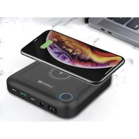 SANDBERG 420-57 - 24000 mAh - Quick Charge 2.0 - Kabelloses Aufladen - Schwarz