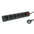 ROLINE Steckdosenleiste - Wechselstrom 250 V - 3600 Watt