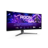 AOC AGON PRO AG346UCD, 86,4 cm (34"), 3440 x 1440 Pixel, Wide Quad HD, QDOLED, 0,03 ms, Schwarz, Grau