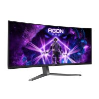 AOC AGON PRO AG346UCD, 86,4 cm (34"), 3440 x 1440 Pixel, Wide Quad HD, QDOLED, 0,03 ms, Schwarz, Grau