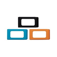 Kingston XS SSD-Gummihülle 3er-Pack – schwarz, hellblau, orange, Schutzhülle, Gummi, Schwarz, Hellblau, Orange, Kingston, XS1000, XS1000R, XS2000, 38,8 mm