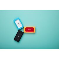 Kingston XS SSD-Gummihülle 3er-Pack – schwarz, hellblau, orange, Schutzhülle, Gummi, Schwarz, Hellblau, Orange, Kingston, XS1000, XS1000R, XS2000, 38,8 mm