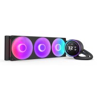 NZXT Kraken Elite 360 RGB, All-in-One-Flüssigkeitskühler, 12 cm, 75,12 cfm, Schwarz