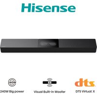 Hisense HS2000 (schwarz, Bluetooth 5.3 HDMI (ARC), USB) - Lautsprecher - Bluetooth 5
