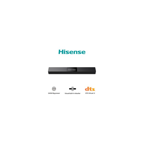 Hisense HS2000 schwarz Bluetooth HDMI USB Integrierter Subwoofer - Subwoofer - 2.1