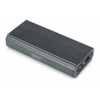 DIGITUS USB M.2 Festplattengehäuse, SSD, extern, NVMe, 40Gbps, USB 4.0, Aluminium, werkzeugfrei