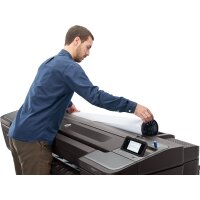 HP Designjet Z6dr 44 Zoll PostScript®-Drucker mit V-Schneidevorrichtung - Thermal Inkjet - 2400 x 1200 DPI - PDF 1.7 - PostScript 3 - TIFF - HP-GL/2 - HP-RTL - JPEG - CALS G4 - Chromatisch rot - Cyan - Magenta - Mattschwarz - Foto schwarz - Gelb - 2400 x