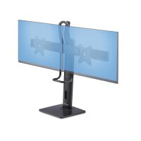 StarTech.com Monitorständer für 2 Monitore, Monitorarm für 2x 27" Display, Tragkraft 6kg je Bildschirm, Werkzeuglose Höhenverstellung, 75x75/100x100 VESA-Monitorständer/Monitorhalterung, 12 kg, 43,2 cm (17"), 68,6 cm (27"), 100 x 100 mm, Höhenverstellung,