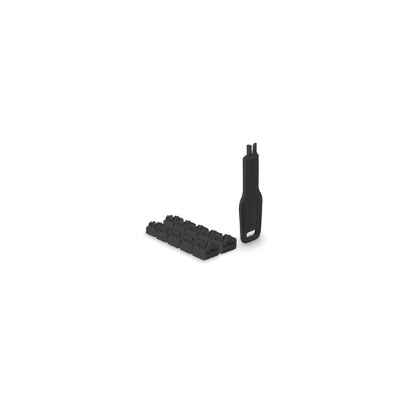 Lindy RJ45 Port Schlösser schwarz 10 Stck+ 1 Schlüssel