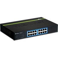 TRENDnet TEG-S16DG - Unmanaged - Vollduplex - Rack-Einbau
