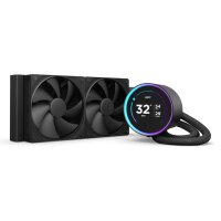 NZXT Kraken Elite 240, All-in-One-Flüssigkeitskühler, 12 cm, 73,47 cfm, Schwarz