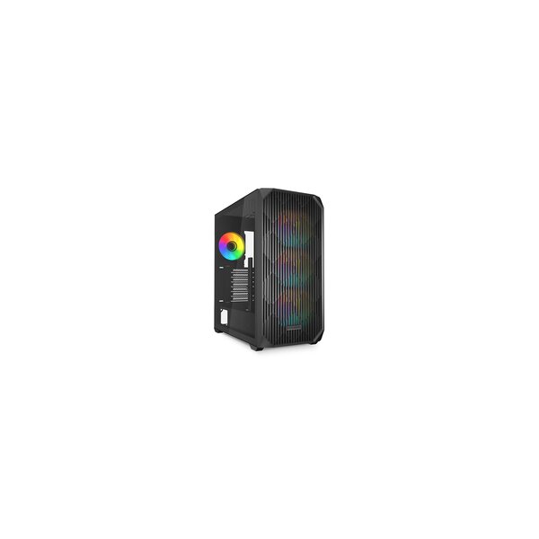 Sharkoon Gehäuse AK3 RGB ATX 1xGlas schwa - Midi/Minitower - ATX