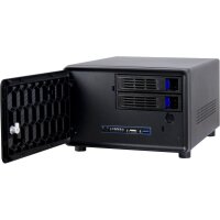 Inter-Tech SC-2100, Small Form Factor (SFF), PC, Schwarz,...