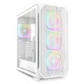 Sharkoon Gehäuse AK5M RGB ATX 1xMetall weiß - Midi/Minitower - ATX