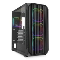 Sharkoon Gehäuse AK5M RGB ATX 1xMetall schwa -...