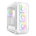 Sharkoon Gehäuse AK5G RGB ATX 1xGlas weiß - Midi/Minitower - ATX