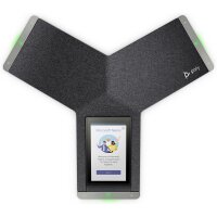 HP POLY Trio C60 IP-Konferenztelefon für Microsoft Teams und PoE-fähig Kein Funkmodul, IP-Konferenztelefon, Schwarz, LCD, 12,7 cm (5"), 720 x 1280 Pixel, G.711a, G.711u, G.719, G.722, G.722.1, G.722.1C, G.729ab, OPUS, iLBC