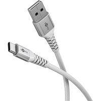 Goobay USB-C auf USB-A Supersoftes Textilkabel mit...