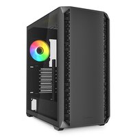 Sharkoon Gehäuse AK2 RGB ATX 1xGlas schwa -...