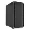 Sharkoon Gehäuse AK2 ATX schwarz - Midi/Minitower - ATX
