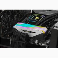 Corsair Vengeance RGB CMN16GX4M2Z3600C18W, 16 GB, 2 x 8 GB, DDR4, 3600 MHz, 288-pin DIMM, Weiß