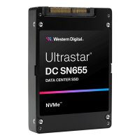 WD Ultrastar DC SN655, 3,84 TB, U.3, 6800 MB/s