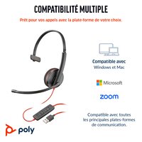 HP POLY Blackwire 3210 Monaurales USB-C-Headset,...