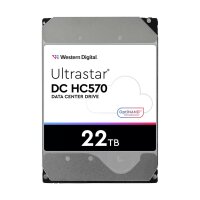 WD Ultrastar DC HC570 - 22 TB - 7200 RPM - 512 MB - 3.5" - SAS
