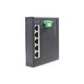 DIGITUS 5 Port Gigabit Ethernet  Netzwerk Switch Switch, Flat, Industrial, Unmanaged