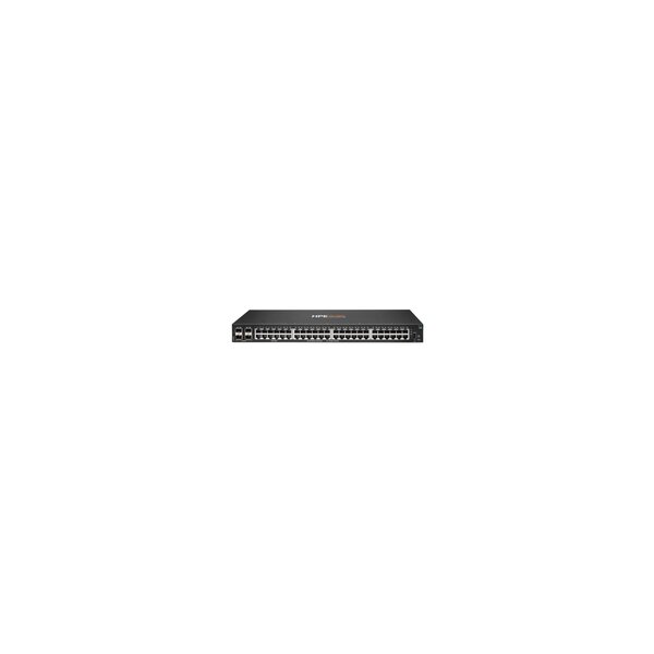 HPE Networking CX 6100 48G 4SFP+ Switch - Managed - L3 - Gigabit Ethernet (10/100/1000) - Power over Ethernet (PoE) - Rack-Einbau - 1U