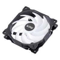 XPG VENTO 120 ARGB PWM (3er-Packung) Schwarz, Ventilator, 12 cm, 300 RPM, 1650 RPM, 62,33 cfm, Schwarz