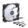 XPG Lüfter Vento R 120 120mm ARGB PWM Fan 3er schwarz retail - 1.650 rpm