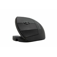 Contour Design Unimouse, links, drahtlos, Linkshändig, Vertikale Ausführung, RF Wireless + Bluetooth + USB Type-C, 4000 DPI, Schwarz