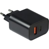 Inter-Tech PD-2120, Drinnen, AC, 12 V, Schwarz